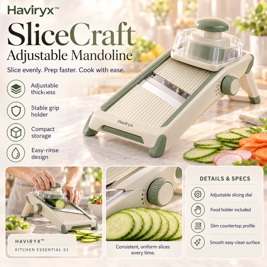 Vioneru™ SliceCraft Adjustable Mandoline