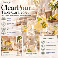 Vioneru™ ClearPour Table Carafe Set