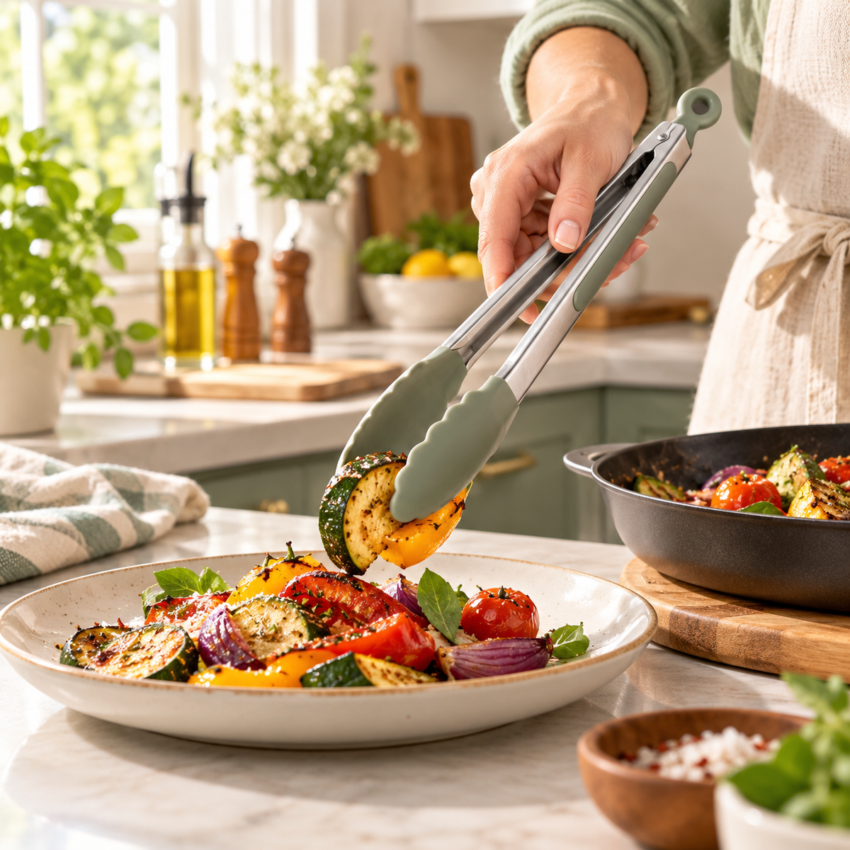 Vioneru™ GripLock Precision Kitchen Tongs