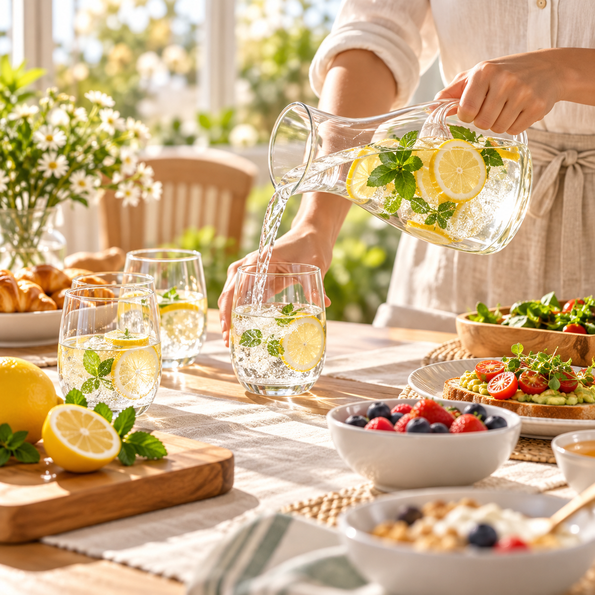 Vioneru™ ClearPour Table Carafe Set