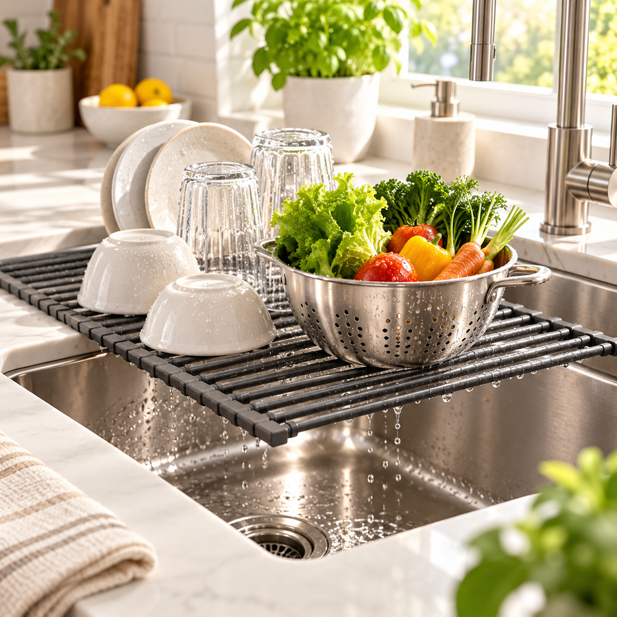 Vioneru™ RollDry Over-Sink Drying Rack