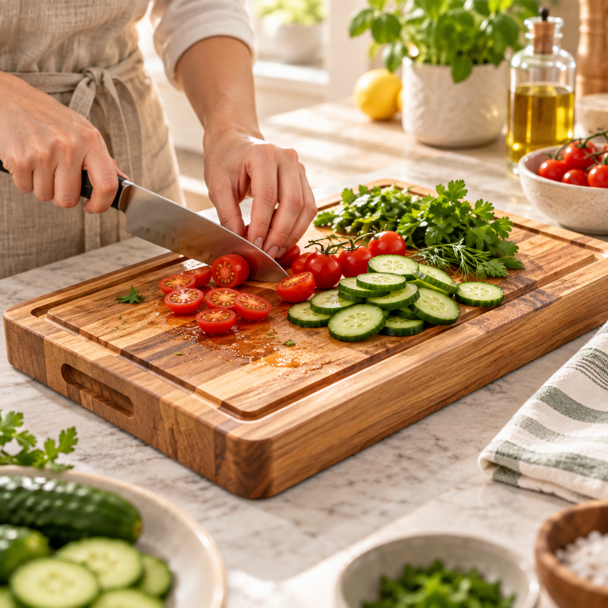 Vioneru™ ChopHaven Double-Sided Prep Board
